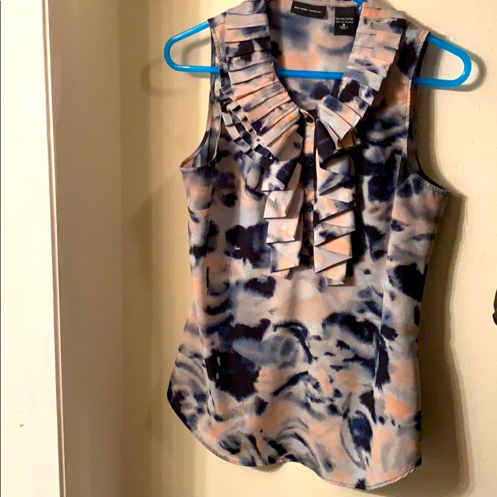 New York & Co. Print Blouse